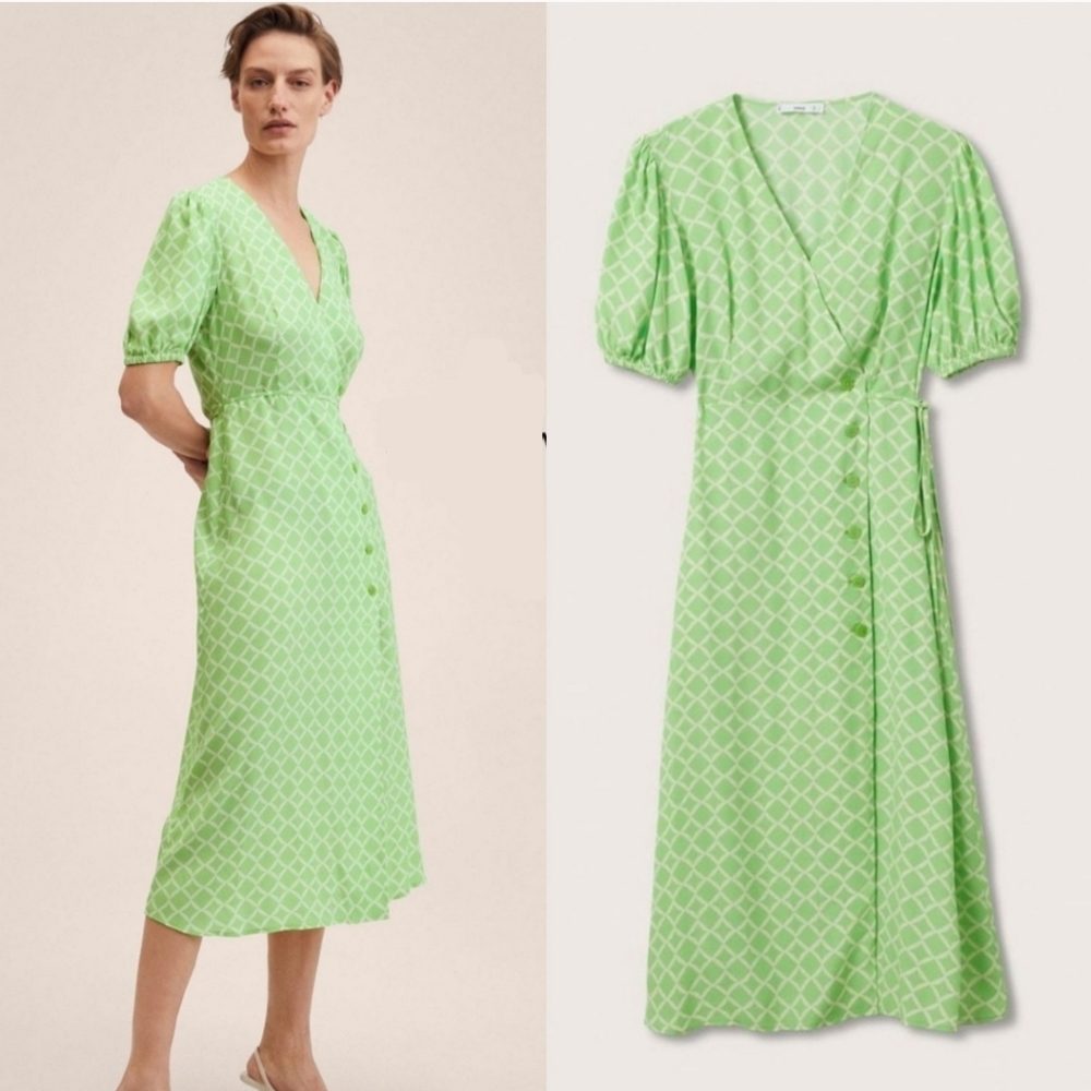 MANGO Wrap dress